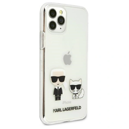 Etui Karl Lagerfeld KLHCN65CKTR Apple iPhone 11 Pro Max hardcase Transparent Karl & Choupette