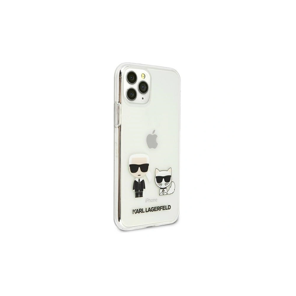 Hurtownia GSM - Etui Karl Lagerfeld KLHCN65CKTR Apple iPhone 11 Pro Max hardcase Transparent Karl & Choupette - KLD436CL - {ean13} - Hurt