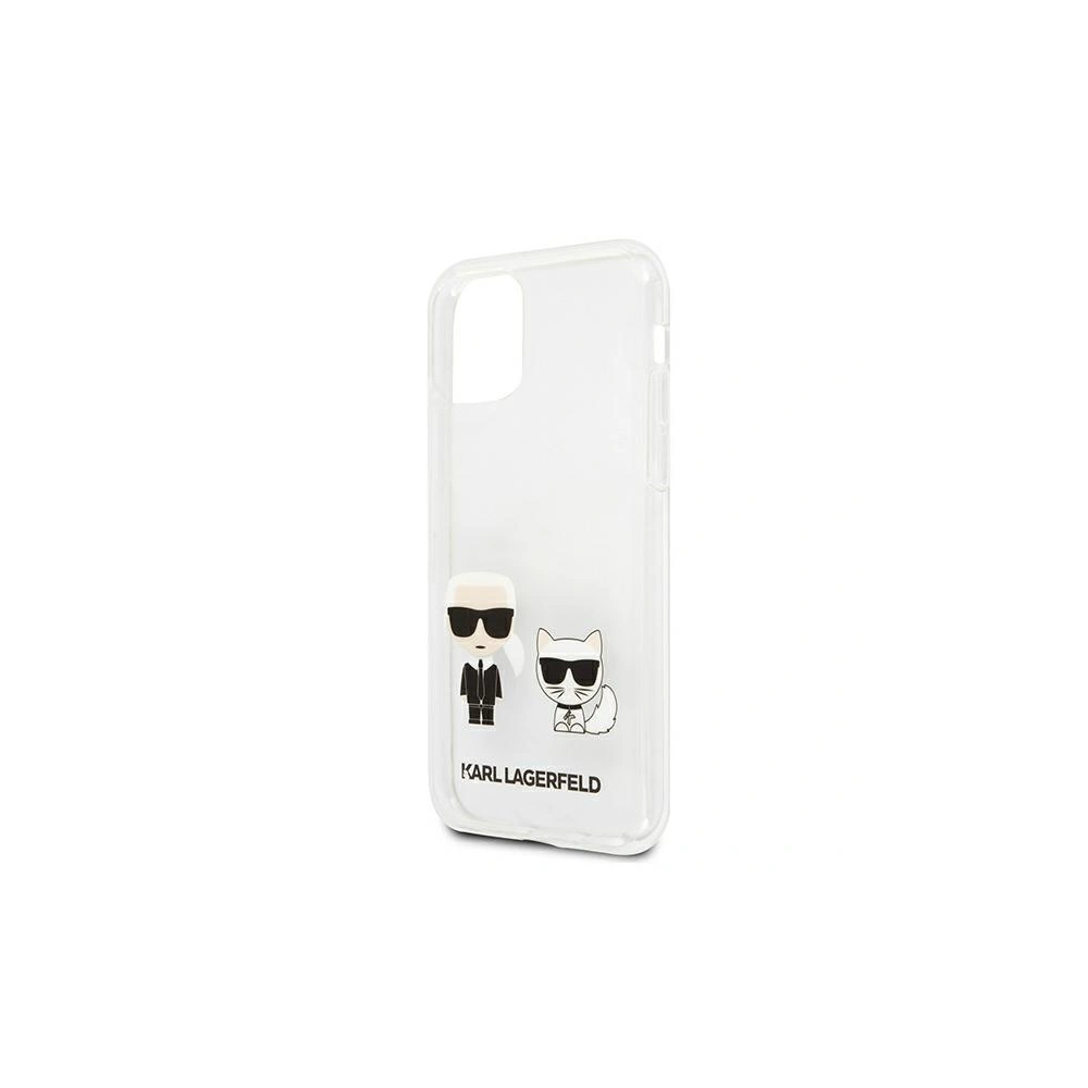 Hurtownia GSM - Etui Karl Lagerfeld KLHCN65CKTR Apple iPhone 11 Pro Max hardcase Transparent Karl & Choupette - KLD436CL - {ean13} - Hurt