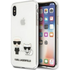 Hurtownia GSM - Etui Karl Lagerfeld KLHCPXCKTR Apple iPhone X/XS Hardcase Transparent Karl & Choupette - KLD437CL - {ean13} - Hurt