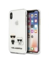 Hurtownia GSM - Etui Karl Lagerfeld KLHCPXCKTR Apple iPhone X/XS hardcase Transparent Karl & Choupette - KLD437CL - {ean13} - Hurt