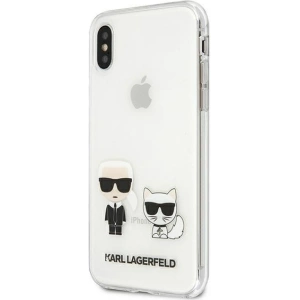 Hurtownia GSM - Etui Karl Lagerfeld KLHCPXCKTR Apple iPhone X/XS Hardcase Transparent Karl & Choupette - KLD437CL - {ean13} - Hurt