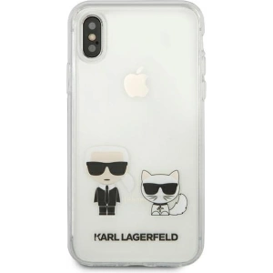 Hurtownia GSM - Etui Karl Lagerfeld KLHCPXCKTR Apple iPhone X/XS Hardcase Transparent Karl & Choupette - KLD437CL - {ean13} - Hurt