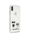 Hurtownia GSM - Etui Karl Lagerfeld KLHCPXCKTR Apple iPhone X/XS hardcase Transparent Karl & Choupette - KLD437CL - {ean13} - Hurt
