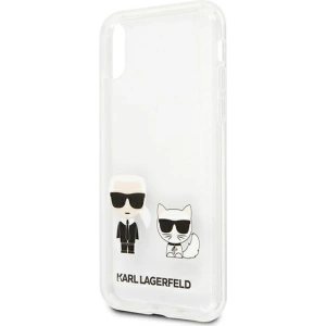 Hurtownia GSM - Etui Karl Lagerfeld KLHCPXCKTR Apple iPhone X/XS Hardcase Transparent Karl & Choupette - KLD437CL - {ean13} - Hurt