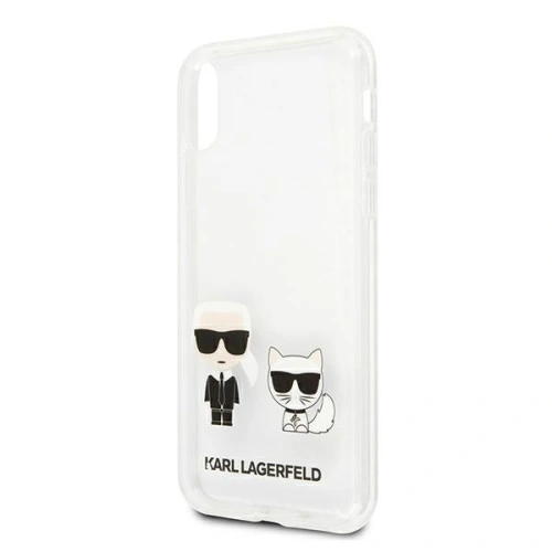 Etui Karl Lagerfeld KLHCPXCKTR Apple iPhone X/XS hardcase Transparent Karl & Choupette