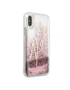 Hurtownia GSM - Etui Karl Lagerfeld KLHCPXTRKSRG Apple iPhone X/XS różowo-złoty/rose gold Glitter Signature - KLD439RS - {ean13} - Hurt