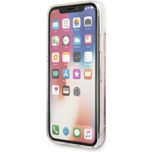 Hurtownia GSM - Etui Karl Lagerfeld KLHCPXTRKSRG Apple iPhone X/XS różowo-złoty/rose gold Glitter Signature - KLD439RS - {ean13} - Hurt