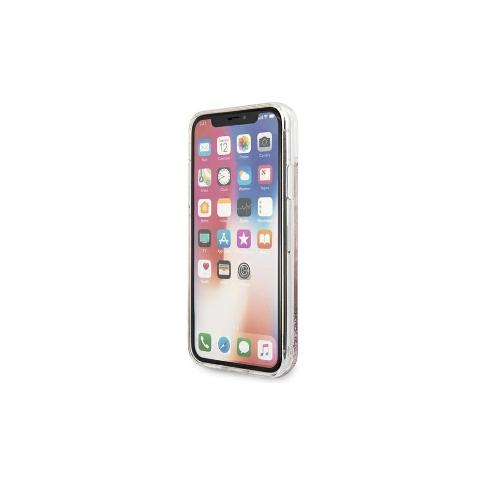 Wholesale Karl Lagerfeld KLHCPXTRKSRG Apple iPhone X/XS rose gold Glitter Signature - KLD439RS - {ean13} - Hurt