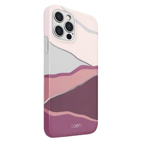 Etui UNIQ Coehl Ciel Apple iPhone 12/12 Pro różowy/sunset pink
