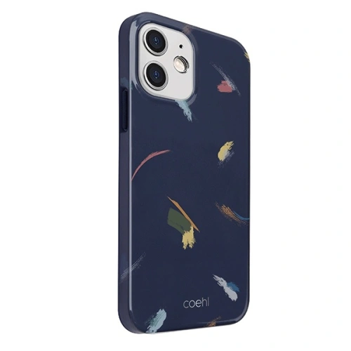 Etui UNIQ Coehl Reverie Apple iPhone 12 mini niebieski/prussian blue