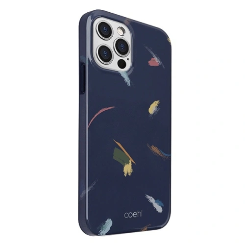 Etui UNIQ Coehl Reverie Apple iPhone 12 Pro Max niebieski/prussian blue