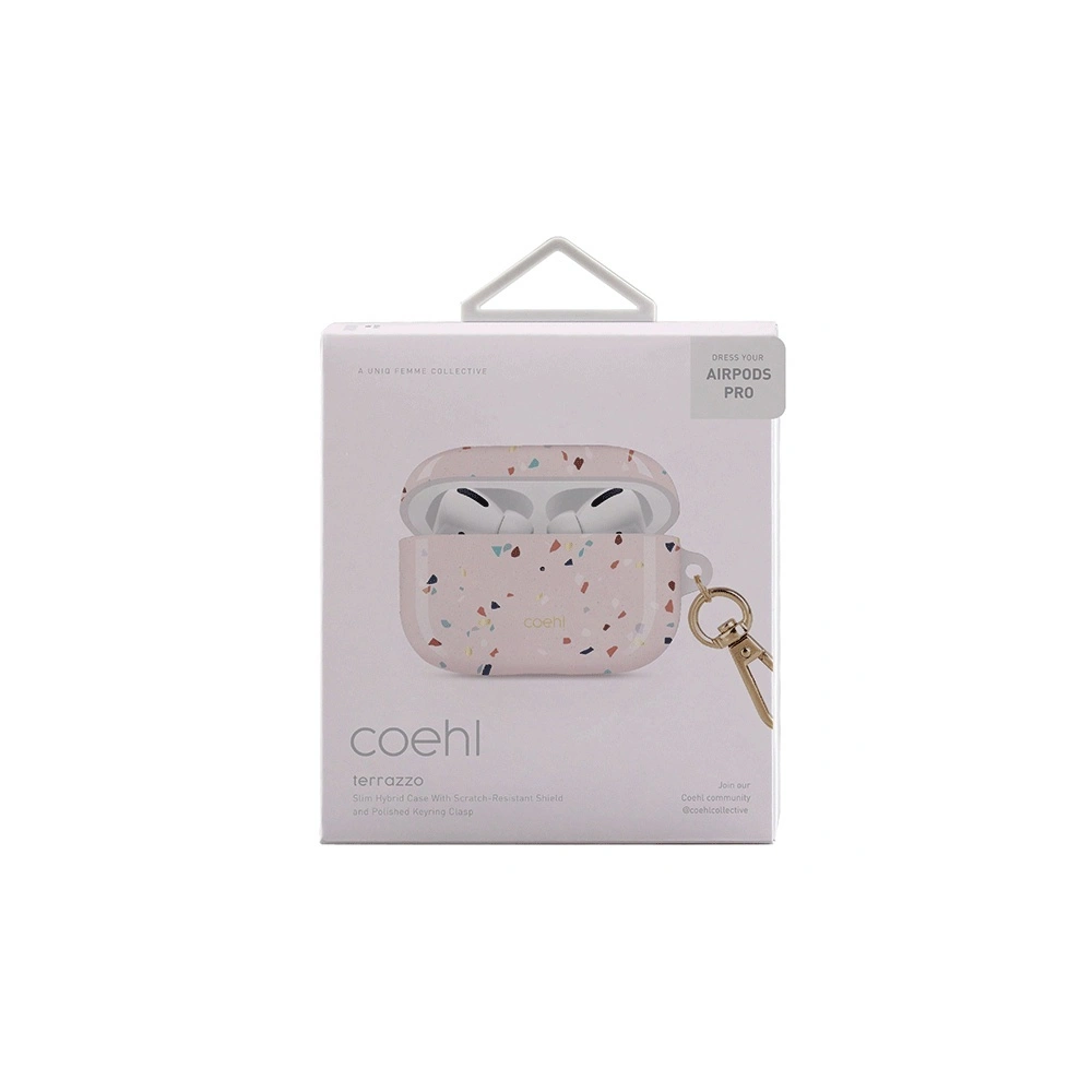 Wholesale UNIQ Coehl Terrazzo Apple AirPods Pro blush pink - UNIQ320PNK - {ean13} - Hurt
