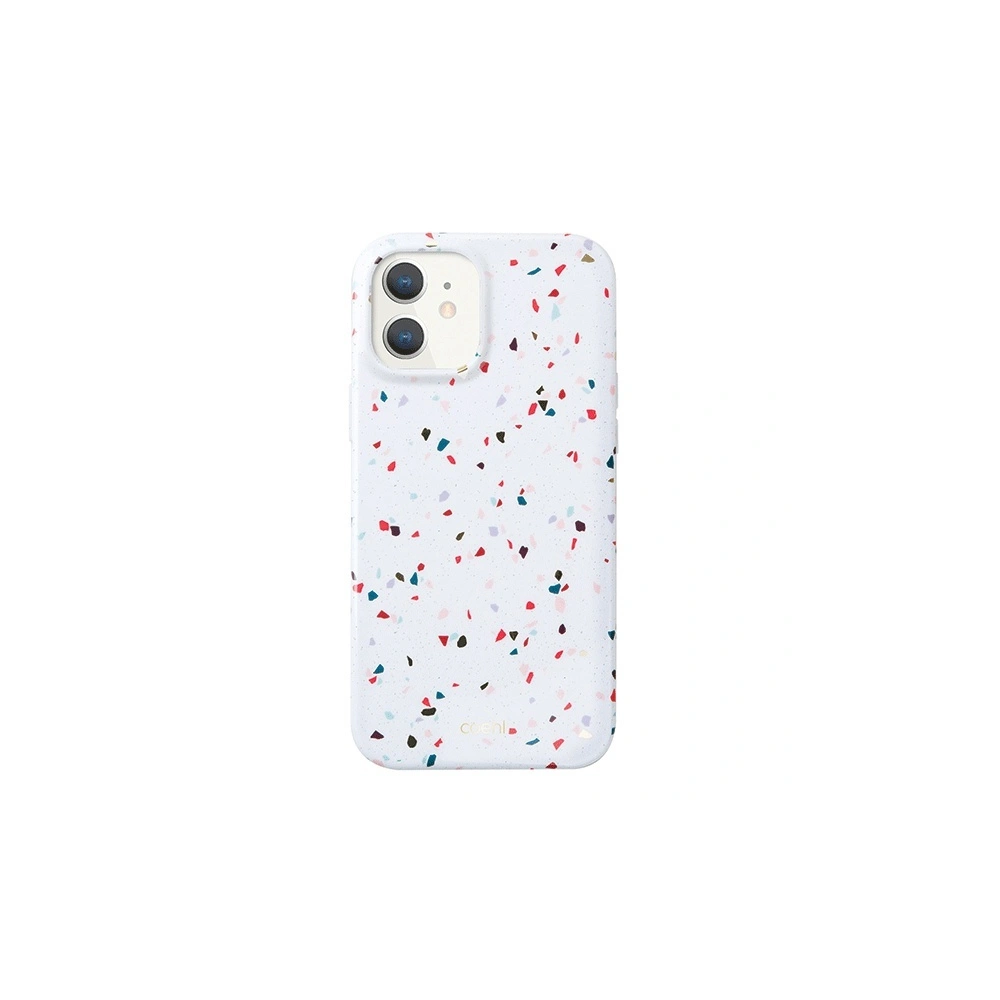Hurtownia GSM - Etui UNIQ Coehl Terrazzo Apple iPhone 12 mini weiß/naturweiß - UNIQ321WHT - {ean13} - Hurt