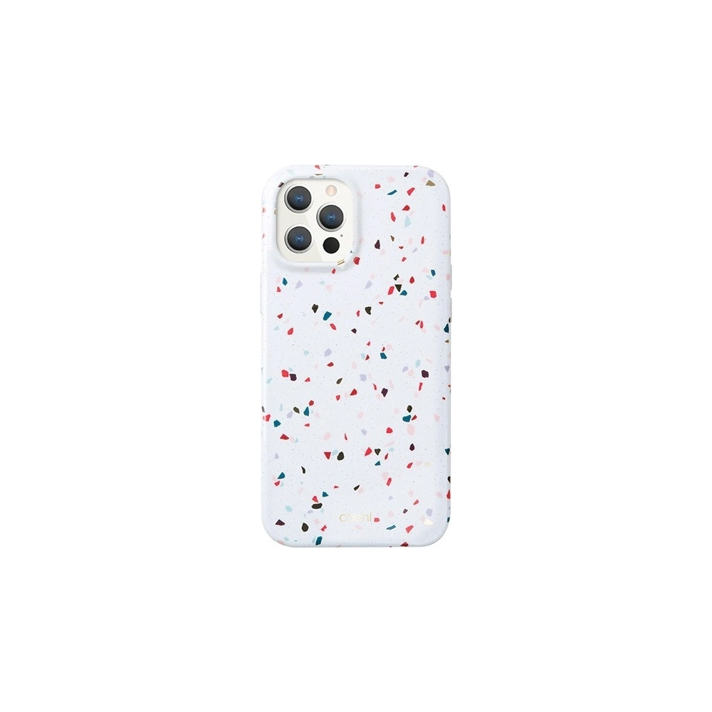 Hurtownia GSM - Etui UNIQ Coehl Terrazzo Apple iPhone 12 Pro Max weiß/natur weiß - UNIQ323WHT - {ean13} - Hurt