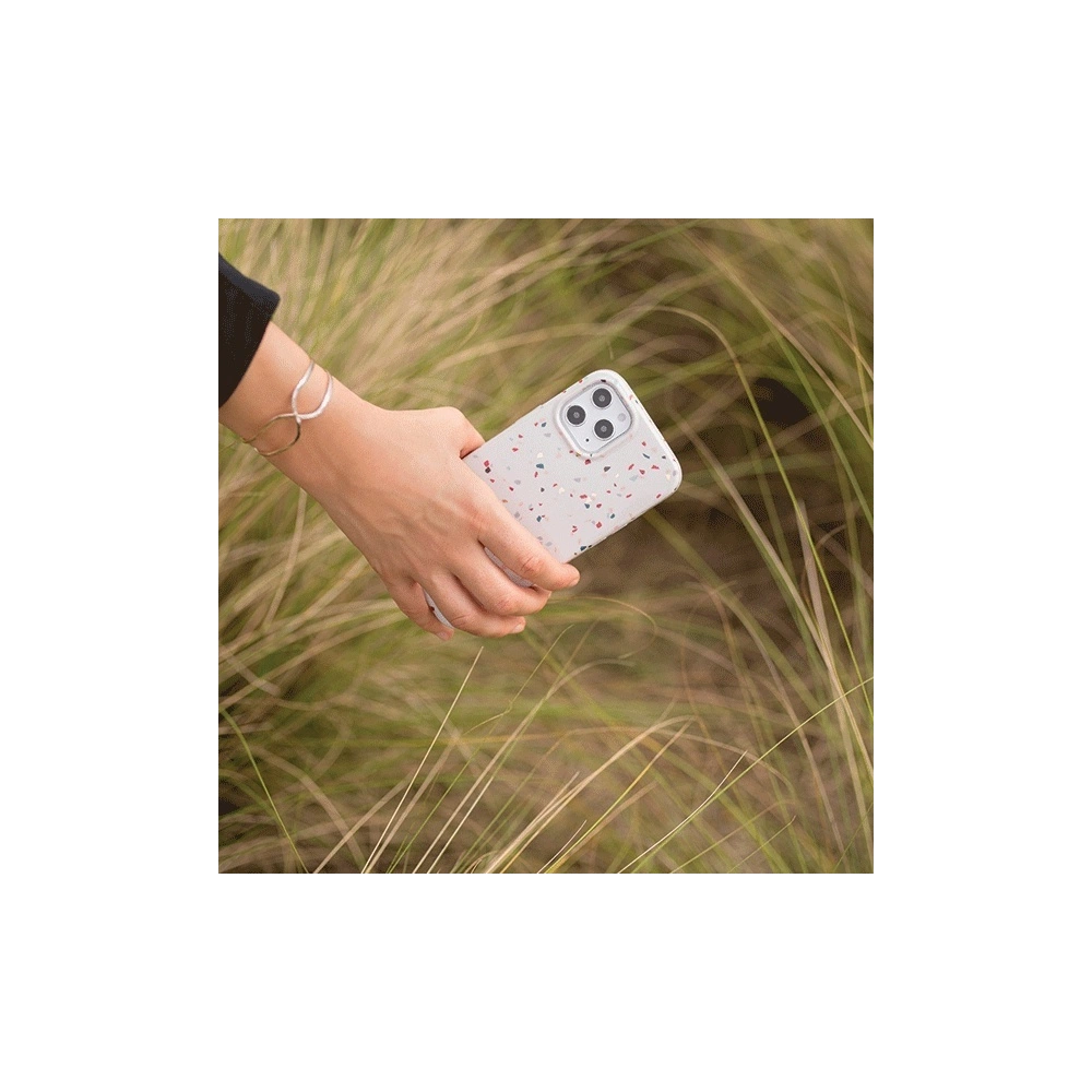 Hurtownia GSM - Etui UNIQ Coehl Terrazzo Apple iPhone 12 Pro Max weiß/natur weiß - UNIQ323WHT - {ean13} - Hurt