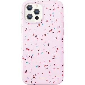 Etui UNIQ Coehl Terrazzo Apple iPhone 12 Pro Max różowy/blush pink
