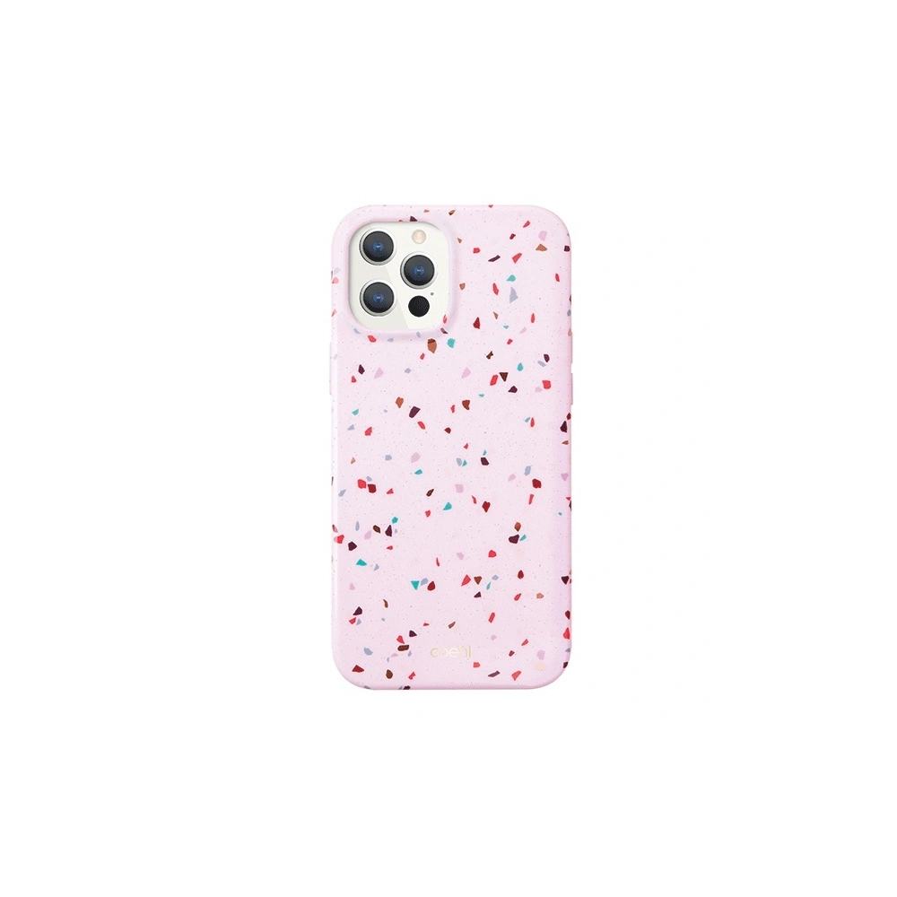 UNIQ Coehl Terrazzo Apple iPhone 12/12 Pro blush pink