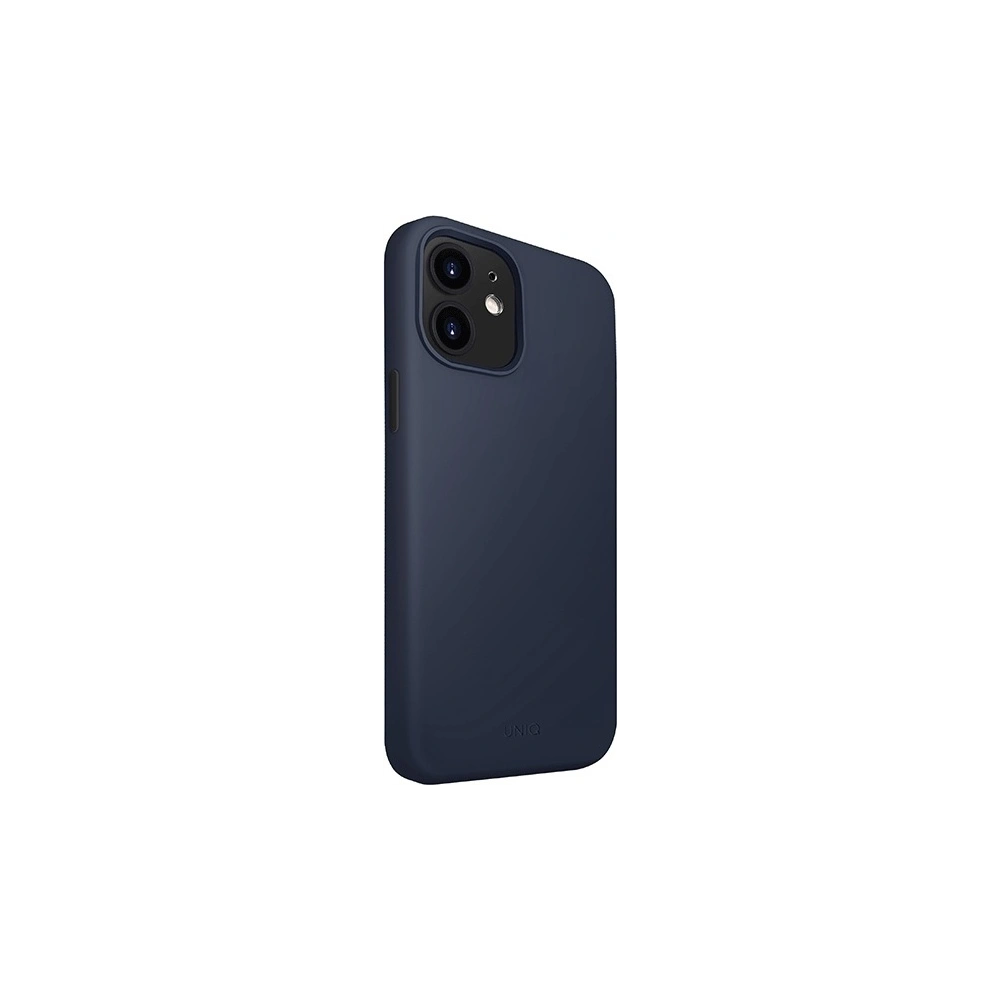 Hurtownia GSM - Etui UNIQ Lino Hue Apple iPhone 12 mini niebieski/marine blue Antimicrobial - UNIQ331BLU - {ean13} - Hurt