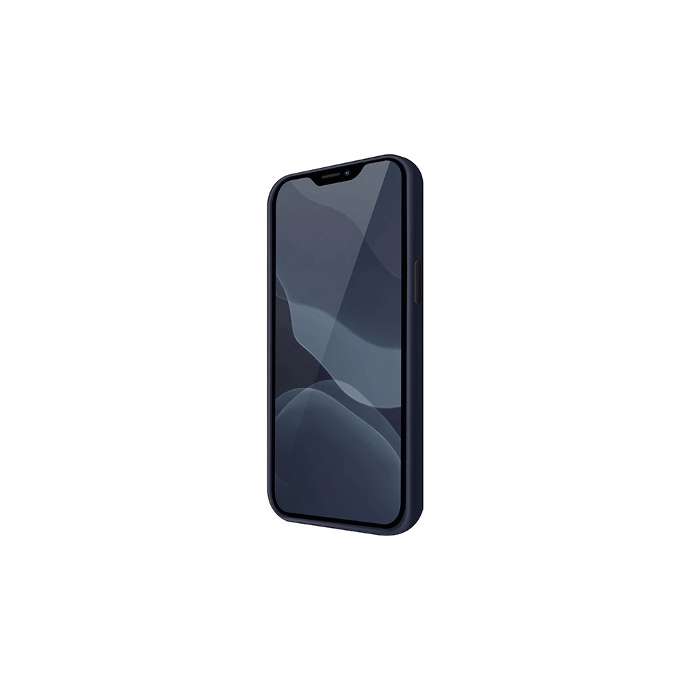 Hurtownia GSM - Etui UNIQ Lino Hue Apple iPhone 12 mini niebieski/marine blue Antimicrobial - UNIQ331BLU - {ean13} - Hurt