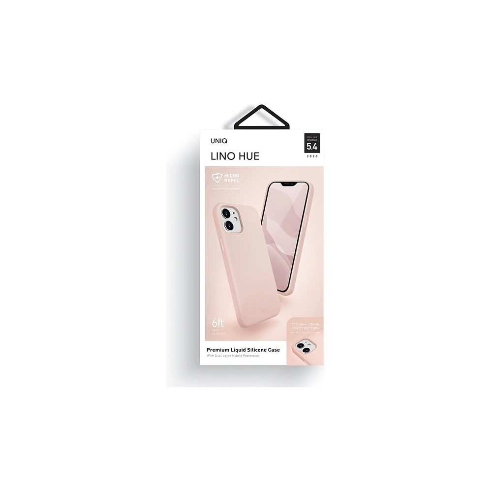 Wholesale UNIQ Lino Hue Apple iPhone 12 mini blush pink Antimicrobial - UNIQ332PNK - {ean13} - Hurt