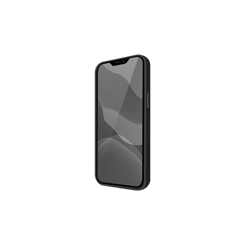 Hurtownia GSM - Etui UNIQ Lino Hue Apple iPhone 12 Pro Max czarny/ink black Antimicrobial - UNIQ333BLK - {ean13} - Hurt