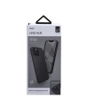 Hurtownia GSM - Etui UNIQ Lino Hue Apple iPhone 12 Pro Max czarny/ink black Antimicrobial - UNIQ333BLK - {ean13} - Hurt