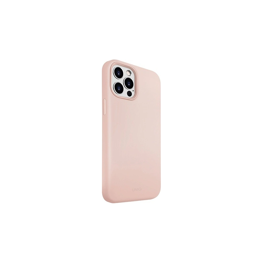 Hurtownia GSM - Etui UNIQ Lino Hue Apple iPhone 12 Pro Max różowy/blush pink Antimicrobial - UNIQ335PNK - {ean13} - Hurt