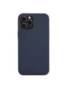 Etui UNIQ Lino Hue Apple iPhone 12/12 Pro niebieski/marine blue Antimicrobial