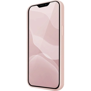 Etui UNIQ Lino Hue Apple iPhone 12/12 Pro różowy/blush pink Antimicrobial
