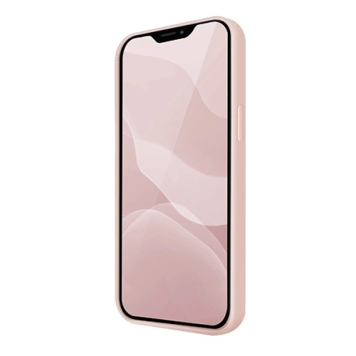Etui UNIQ Lino Hue Apple iPhone 12/12 Pro różowy/blush pink Antimicrobial