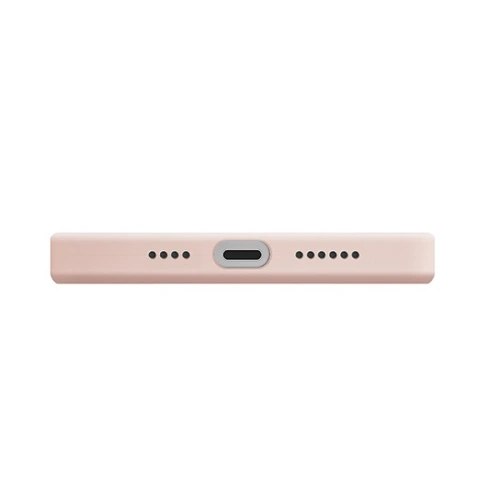 Etui UNIQ Lino Hue Apple iPhone 12/12 Pro różowy/blush pink Antimicrobial