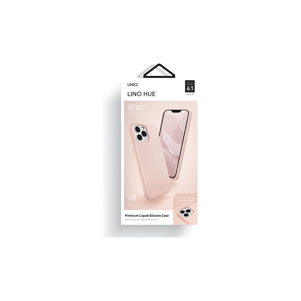 Wholesale UNIQ Lino Hue Apple iPhone 12/12 Pro blush pink Antimicrobial - UNIQ338PNK - {ean13} - Hurt
