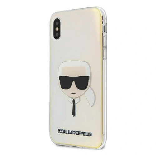Etui Karl Lagerfeld KLHCPXPCKHML Apple iPhone X/XS multicolor hardcase Iridescent Karl`s Head