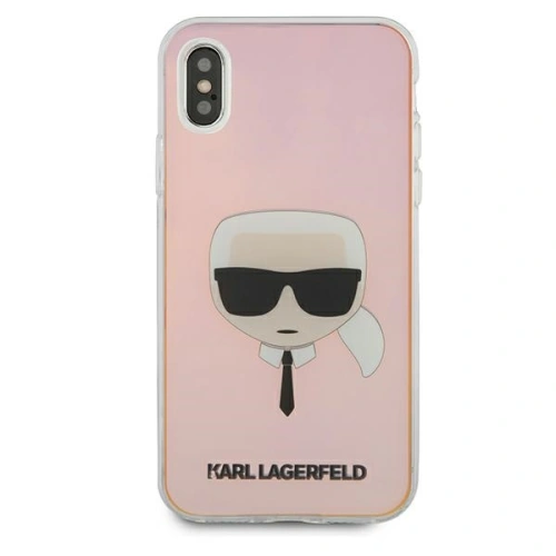 Etui Karl Lagerfeld KLHCPXPCKHML Apple iPhone X/XS multicolor hardcase Iridescent Karl`s Head