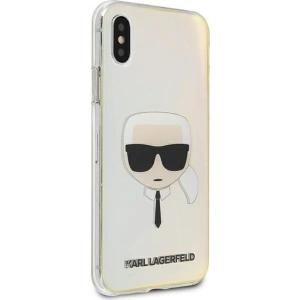 Hurtownia GSM - Etui Karl Lagerfeld KLHCPXPCKHML Apple iPhone X/XS multicolor hardcase Iridescent Karl`s Head - KLD438MTL - {ean13} - Hurt