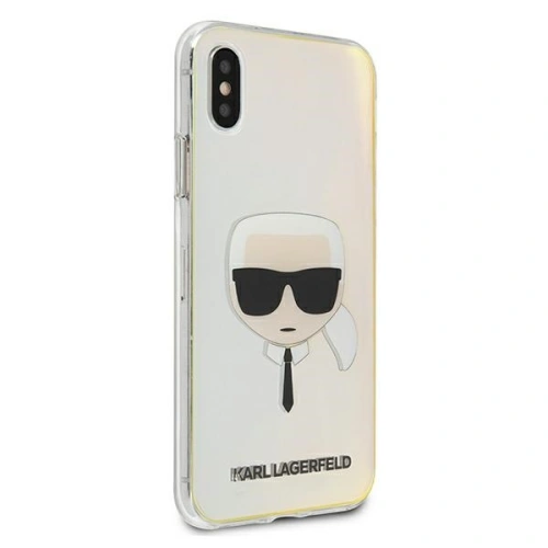 Etui Karl Lagerfeld KLHCPXPCKHML Apple iPhone X/XS multicolor hardcase Iridescent Karl`s Head