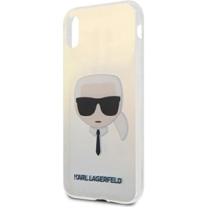 Hurtownia GSM - Etui Karl Lagerfeld KLHCPXPCKHML Apple iPhone X/XS multicolor hardcase Iridescent Karl`s Head - KLD438MTL - {ean13} - Hurt