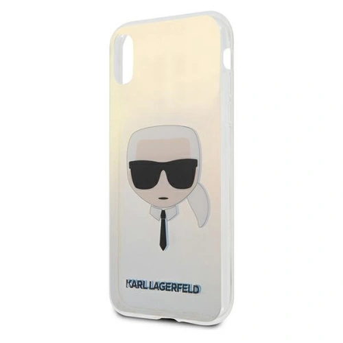 Etui Karl Lagerfeld KLHCPXPCKHML Apple iPhone X/XS multicolor hardcase Iridescent Karl`s Head