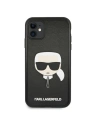 Hurtownia GSM - Etui Karl Lagerfeld KLHCN61KHBK Apple iPhone 11 czarny/black hardcase Ikonik Karl`s Head - KLD435BLK - {ean13} - Hurt
