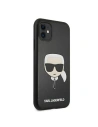 Wholesale Karl Lagerfeld KLHCN61KHBK Apple iPhone 11 black hardcase Ikonik Karl`s Head - KLD435BLK - {ean13} - Hurt