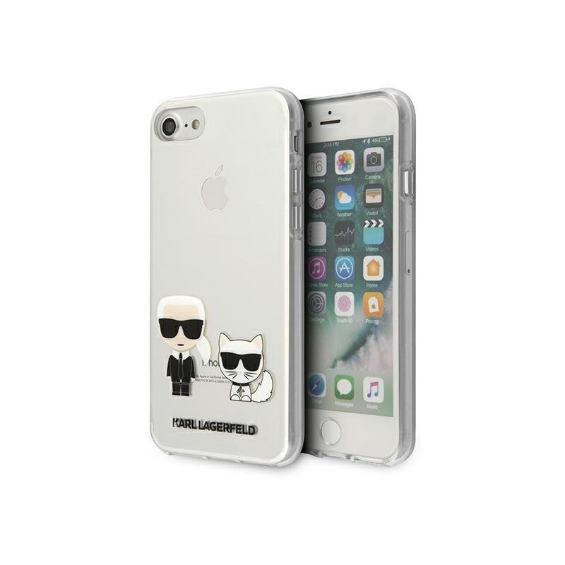 Hurtownia Karl Lagerfeld - 3700740494165 - KLD431CL - Etui Karl Lagerfeld KLHCI8CKTR Apple iPhone SE 2022/SE 2020/8/7 hardcase Transparent Karl & Choupette - B2B homescreen