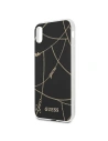 Hurtownia GSM - Etui Guess GUHCPXPCUCHBK Apple iPhone X/XS czarny/black hardcase Gold Chain Collection - GUE825BLK - {ean13} - Hurt
