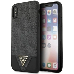 Hurtownia GSM - Etui Guess GUHCI65PU4GHBK Apple iPhone XS Max grau/hardcase 4G Triangle Collection - GUE823GRY - {ean13} - Hurt