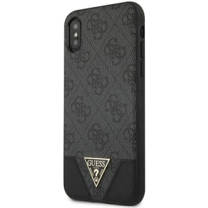 Hurtownia GSM - Etui Guess GUHCI65PU4GHBK Apple iPhone XS Max grau/hardcase 4G Triangle Collection - GUE823GRY - {ean13} - Hurt