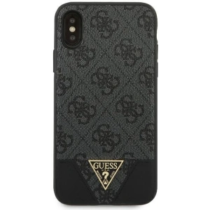 Hurtownia GSM - Etui Guess GUHCI65PU4GHBK Apple iPhone XS Max grau/hardcase 4G Triangle Collection - GUE823GRY - {ean13} - Hurt