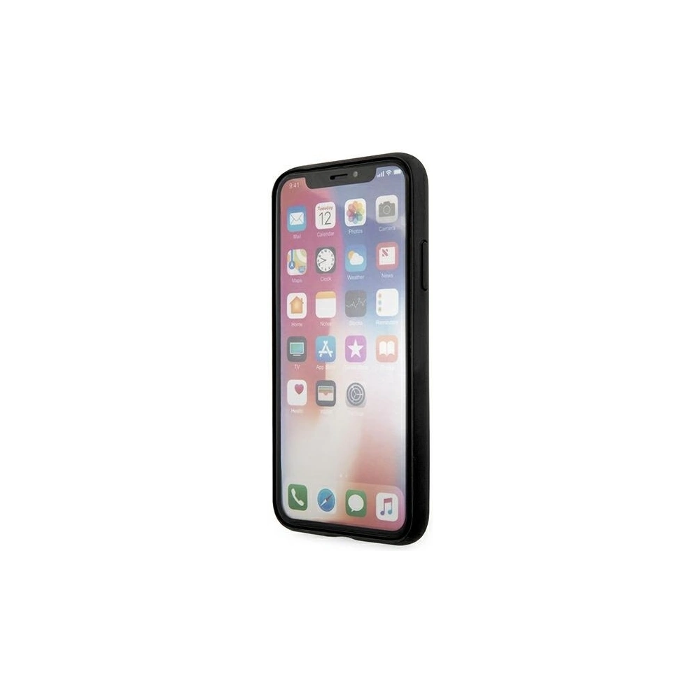 Wholesale Guess GUHCI65PU4GHBK Apple iPhone XS Max grey hardcase 4G Triangle Collection - GUE823GRY - {ean13} - Hurt