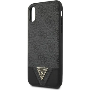 Hurtownia GSM - Etui Guess GUHCI65PU4GHBK Apple iPhone XS Max grau/hardcase 4G Triangle Collection - GUE823GRY - {ean13} - Hurt
