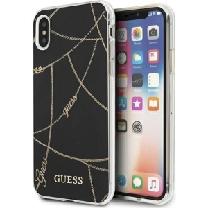 Hurtownia GSM - Etui Guess GUHCI65PCUCHBK Apple iPhone XS Max schwarz/black hardcase Gold Chain Collection - GUE822BLK - {ean13} - Hurt