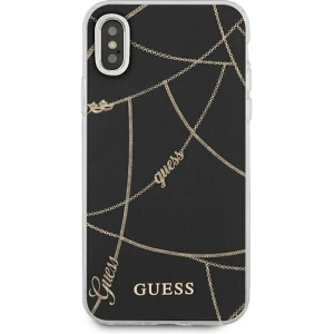 Hurtownia GSM - Etui Guess GUHCI65PCUCHBK Apple iPhone XS Max schwarz/black hardcase Gold Chain Collection - GUE822BLK - {ean13} - Hurt